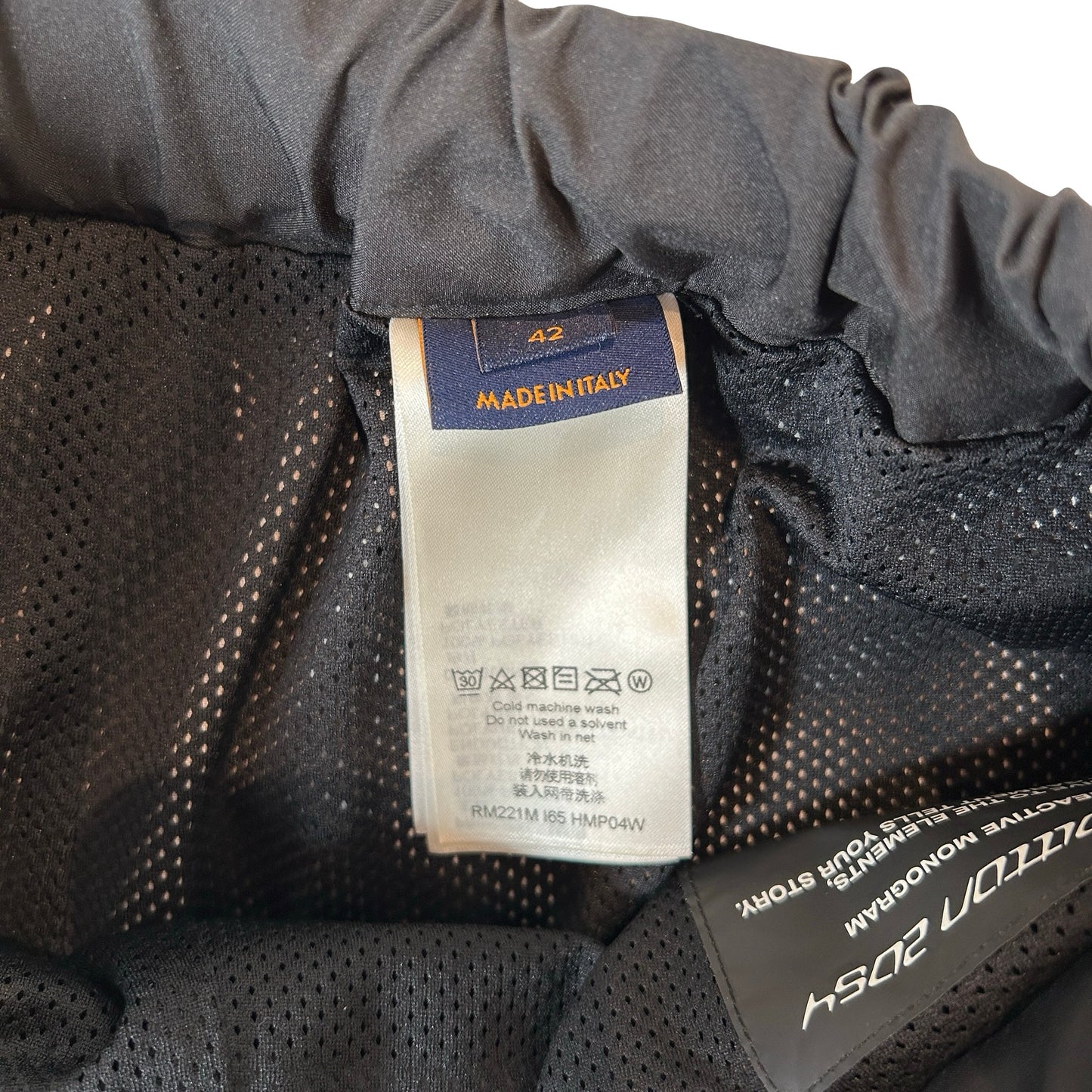 Louis Vuitton Black & Grey 2054 Monogram Heat Reflective Track Pants [USED] - 42 EU / 32 US (Used)