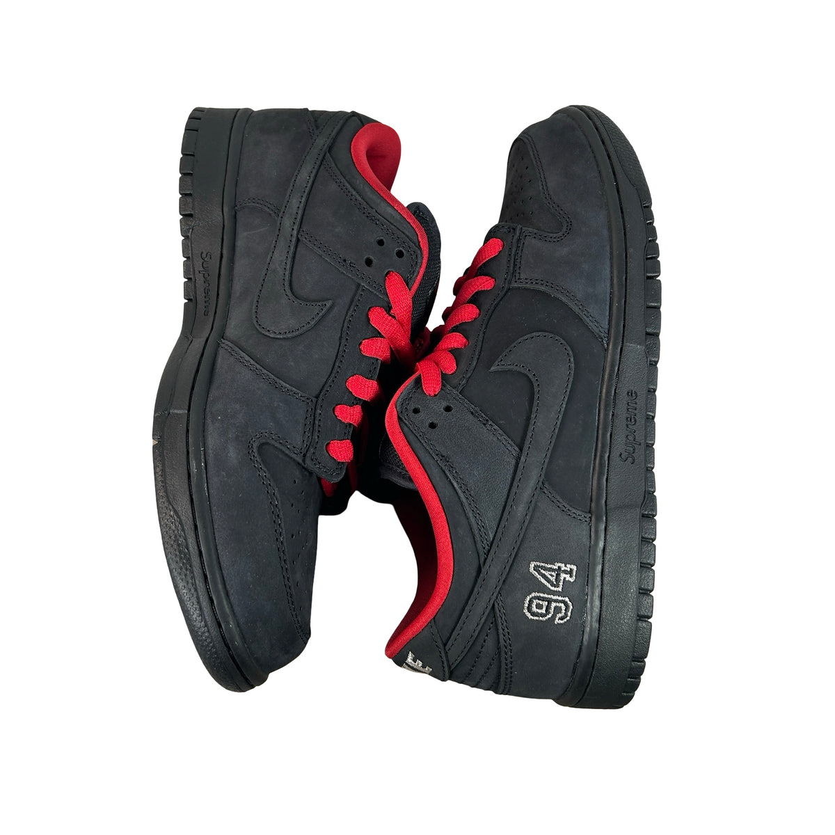 HQ8487 001 Nike SB Dunk Low Supreme 94 Black [USED] - 9 M (Used3)