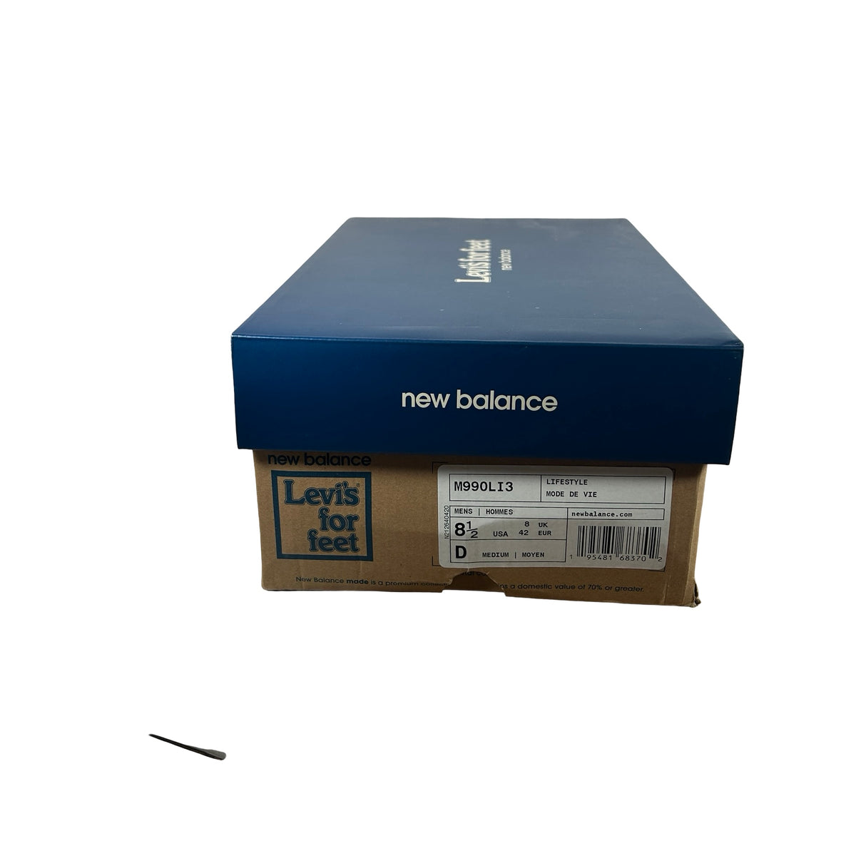 M990LI3 New Balance 990v3 MiUSA Levi's Denim [USED] - 8.5 M (Used)