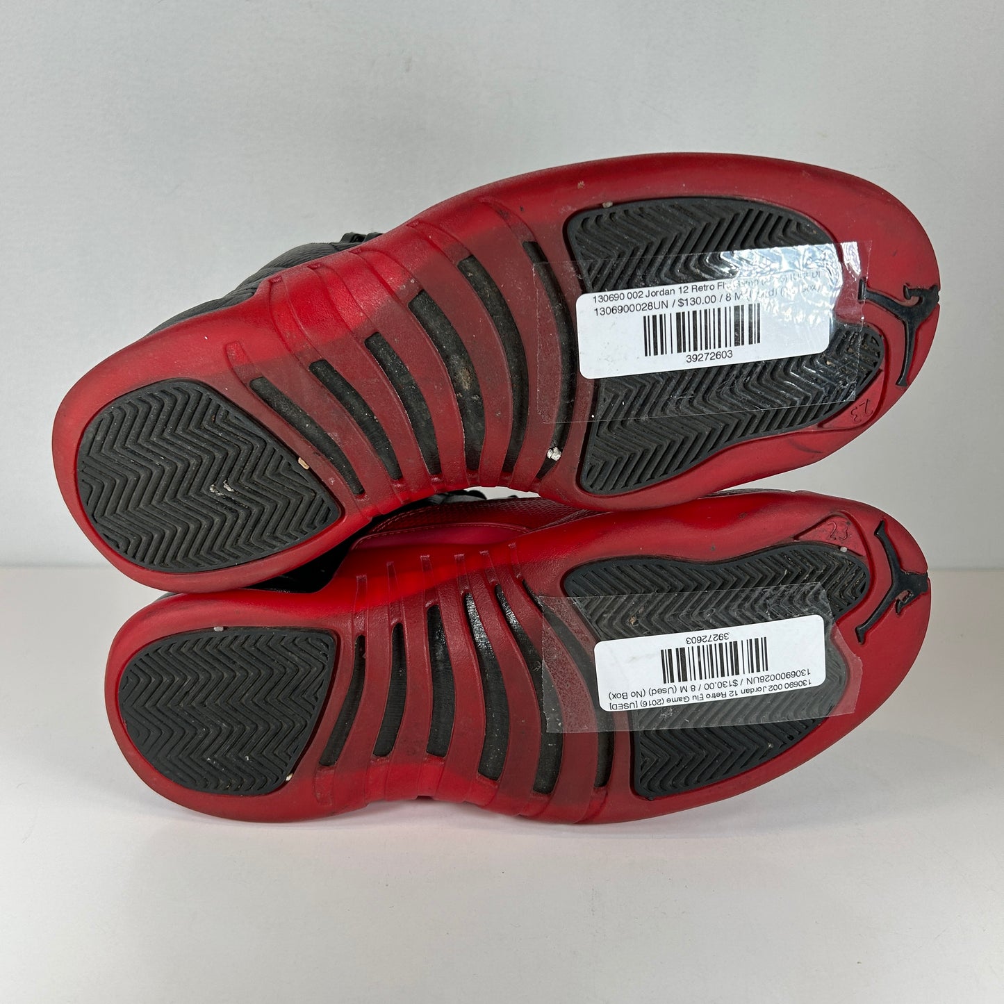 130690 002 Jordan 12 Retro Flu Game (2016) [USED] - 8 M (Used) (No Box)