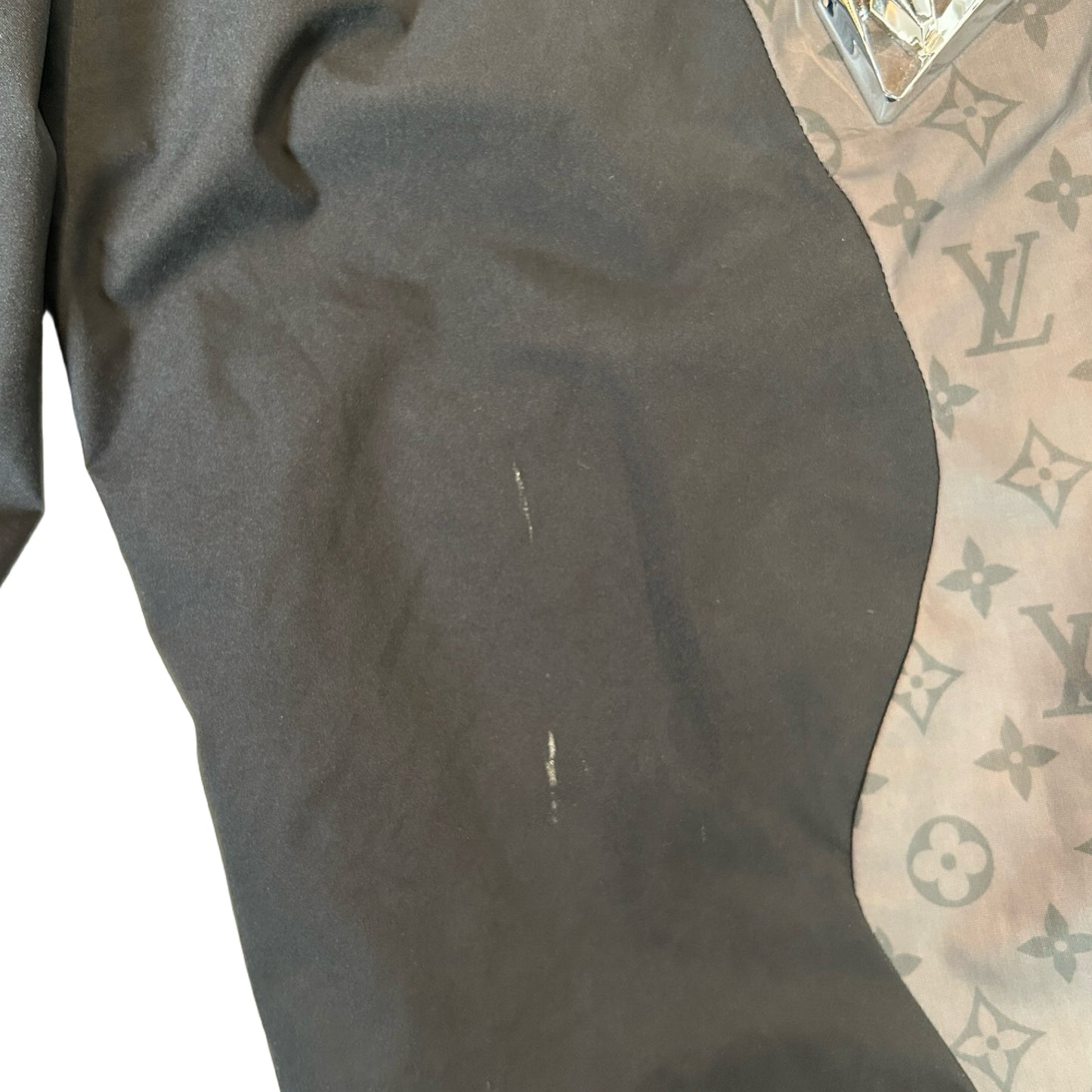 Louis Vuitton Black & Grey 2054 Monogram Heat Reflective Track Pants [USED] - 42 EU / 32 US (Used)
