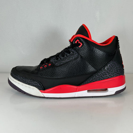 136064 005 Jordan 3 Retro Crimson [USED] - 12 M (Used) (No Box)