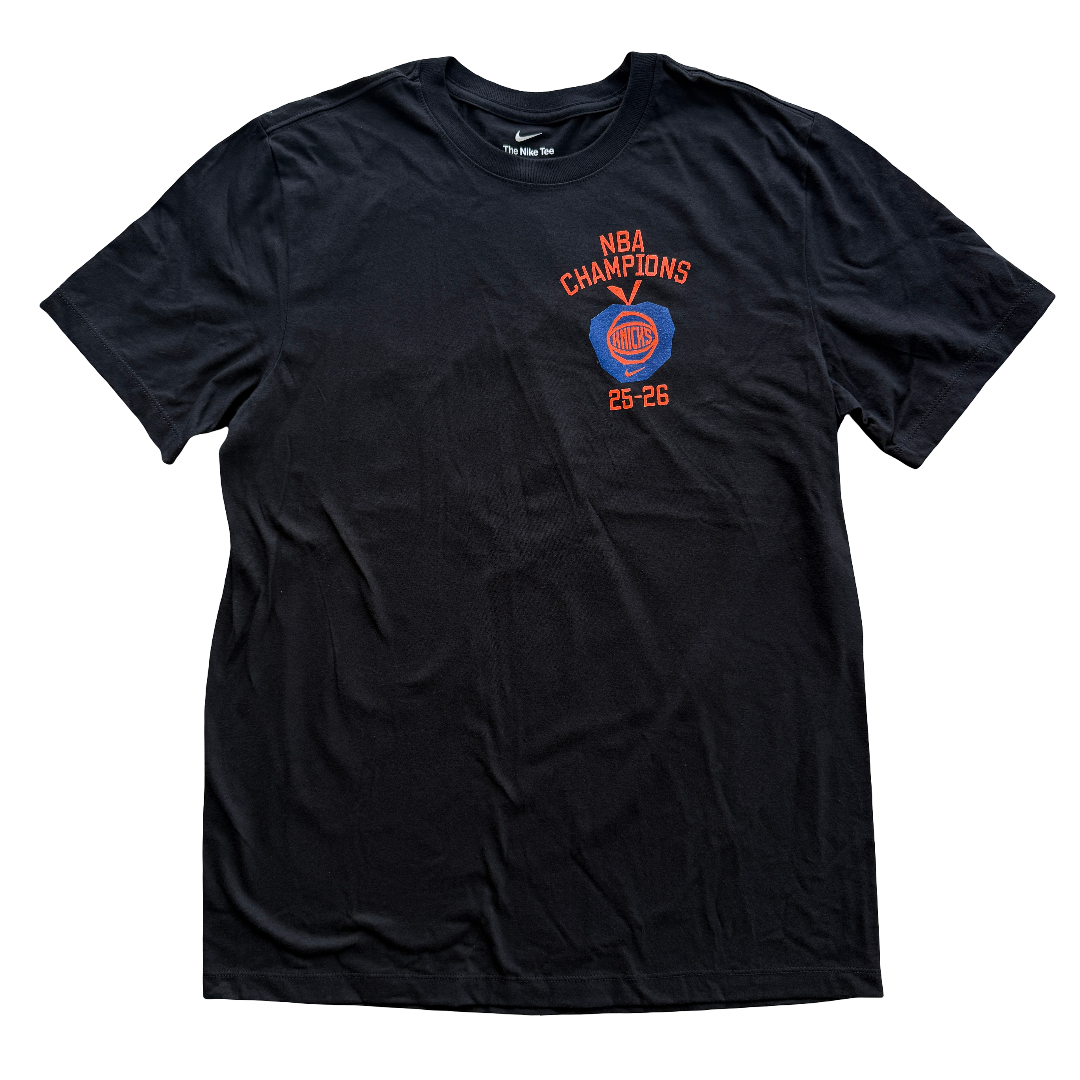 Nike New York Knicks '25-'26 NBA Champions Big Apple Tee Black