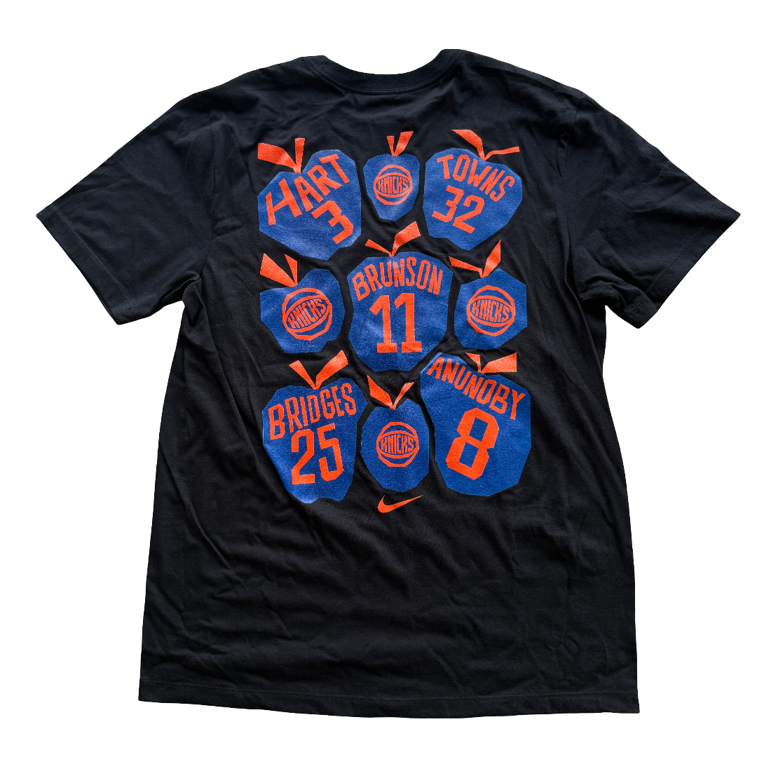 Nike New York Knicks '25-'26 NBA Champions Big Apple Tee Black