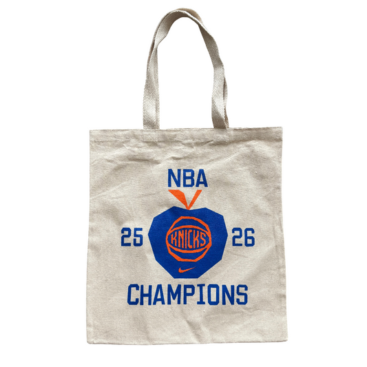 Nike New York Knicks '25-'26 NBA Champions Big Apple Canvas Tote Bag