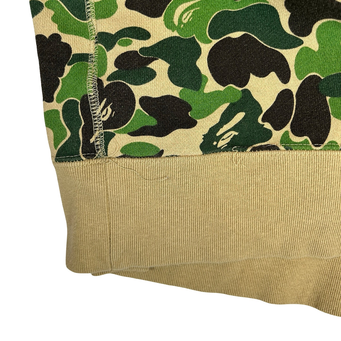 BAPE ABC Camo BAPE Crewneck Green [USED] - XXL (Used)