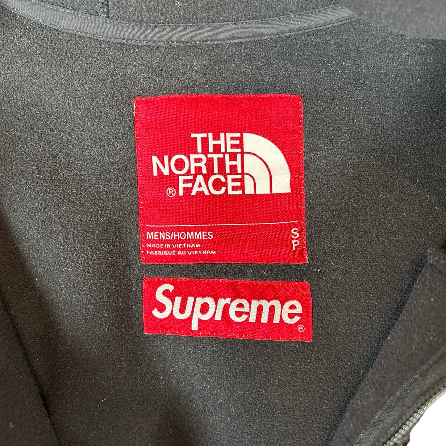 Supreme The North Face S Logo Fleece Jacket Black [USED] - S (Used)
