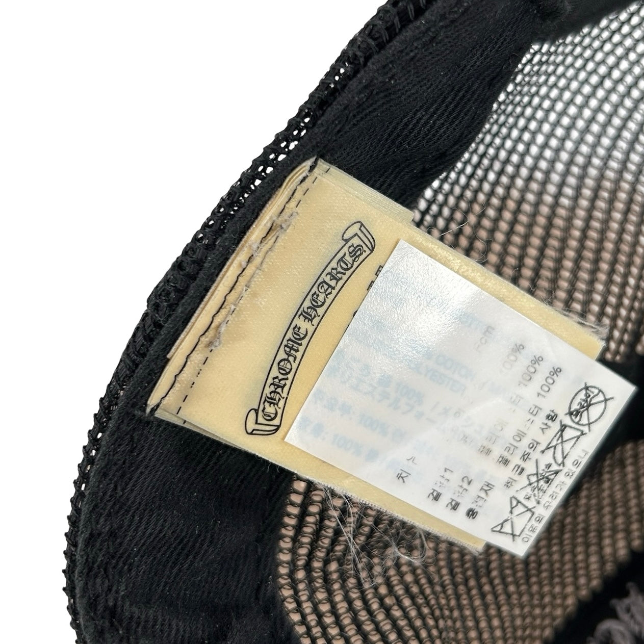 Chrome Hearts CH Hollywood Trucker Hat Red/Black/White [USED]