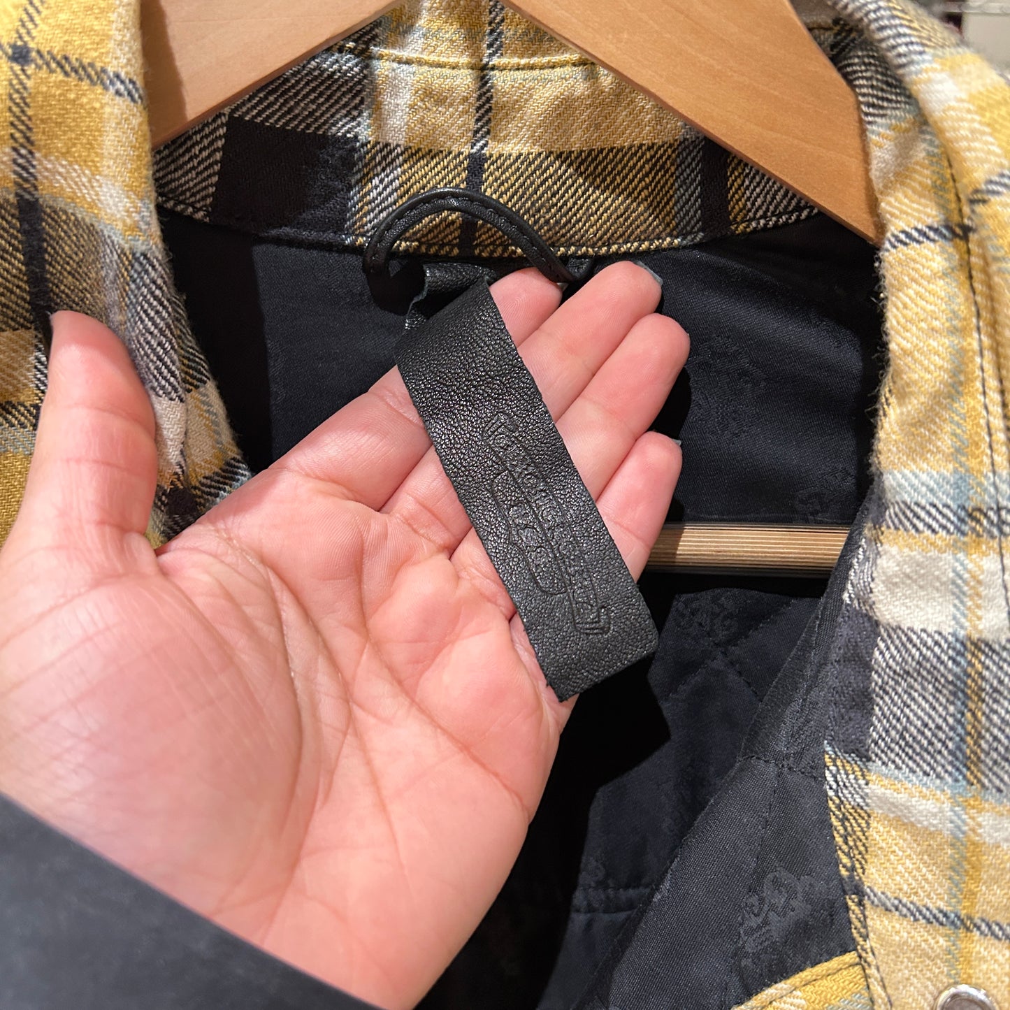 Chrome Hearts CH Flannel Jacket Yellow [USED] - XL (Used)