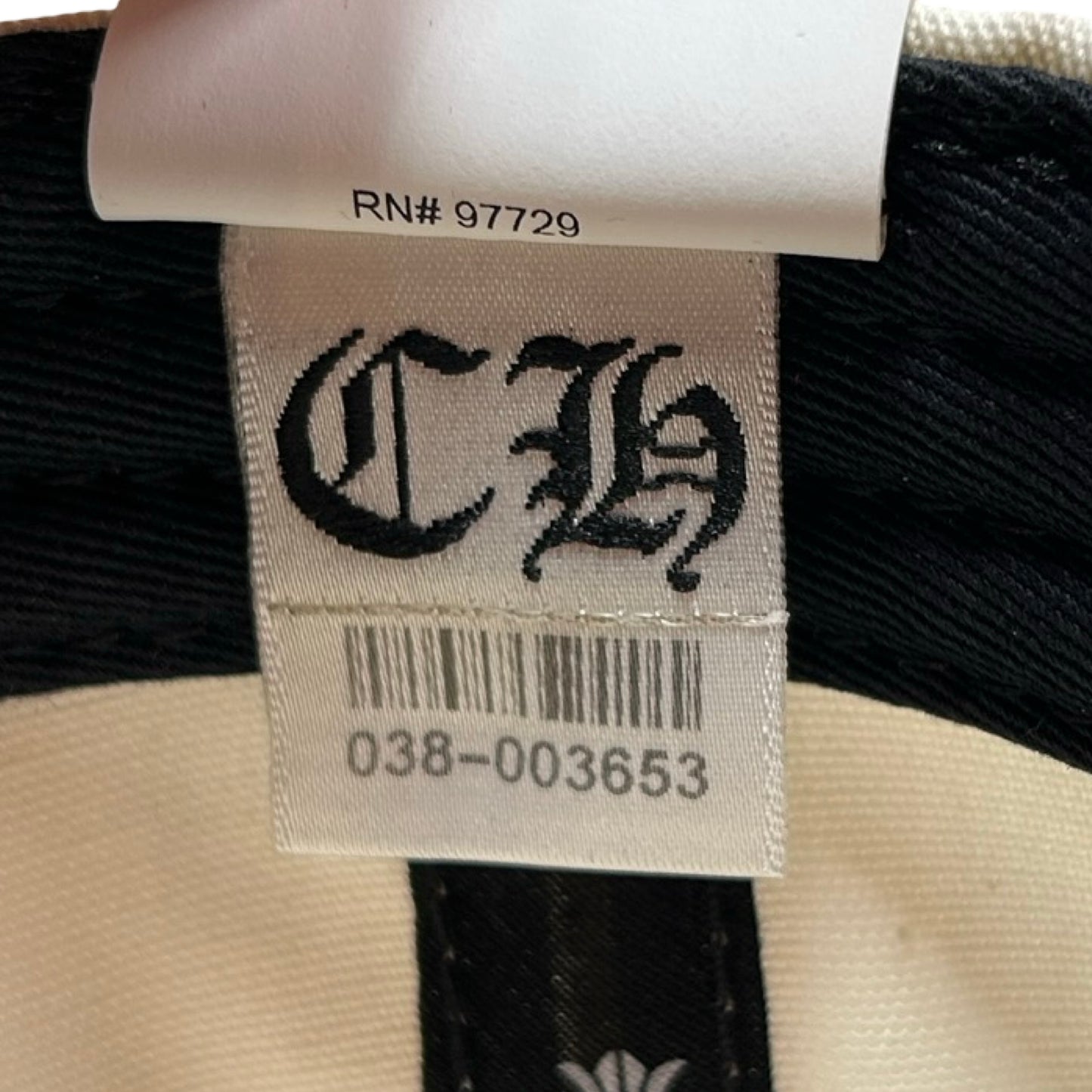 Chrome Hearts CH Baseball Hat White Red Navy [USED]