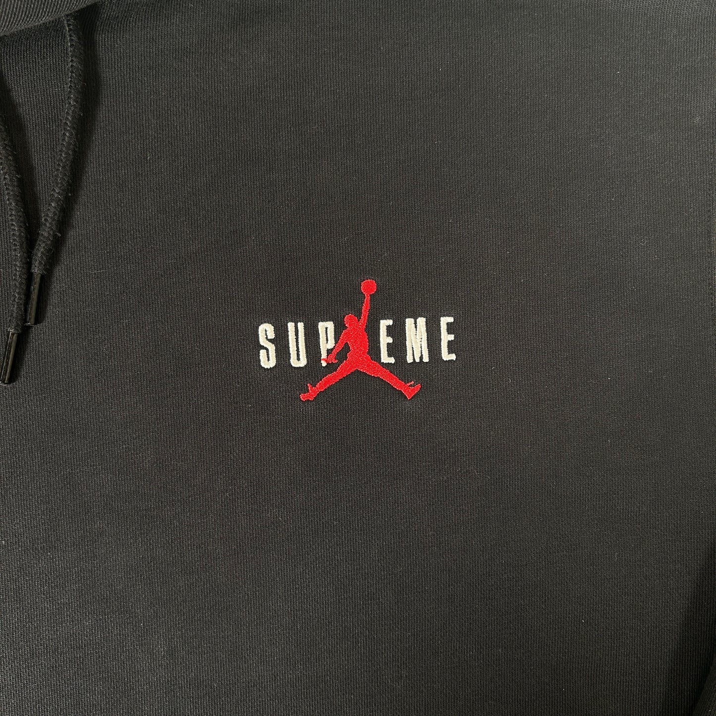 Supreme Jordan Hooded Sweatshirt (FW24) Black [USED] - M (Used)