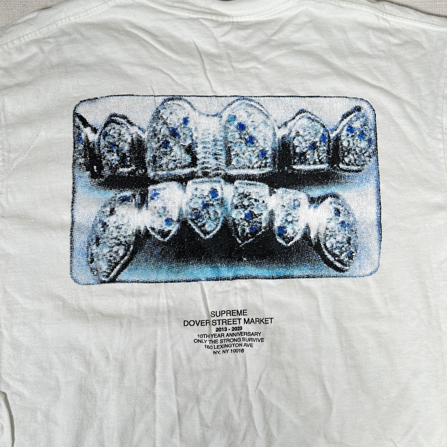 Supreme Dover Street Market 10th Anniversary Tee White [USED] - M (Used)