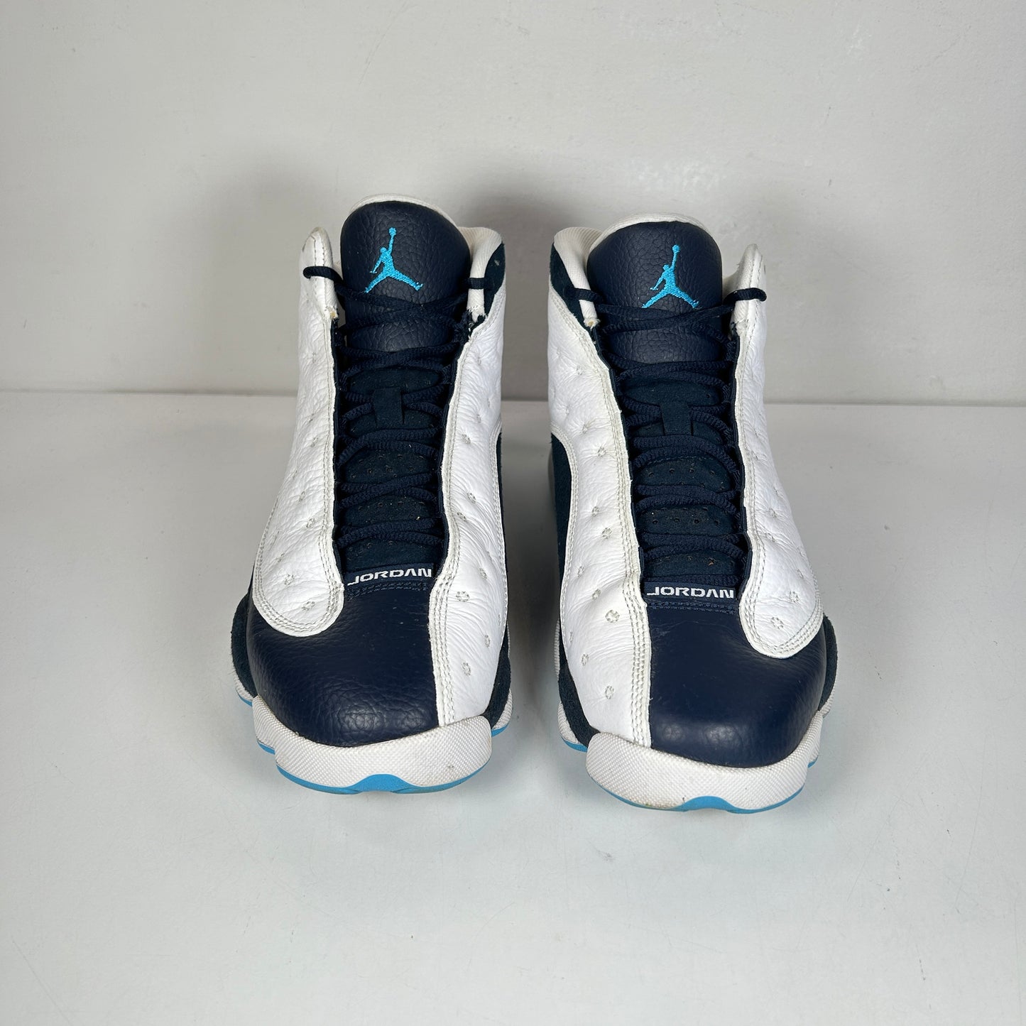 414571 144 Jordan 13 Retro Obsidian Powder Blue White [USED] - 8.5 M (Used)