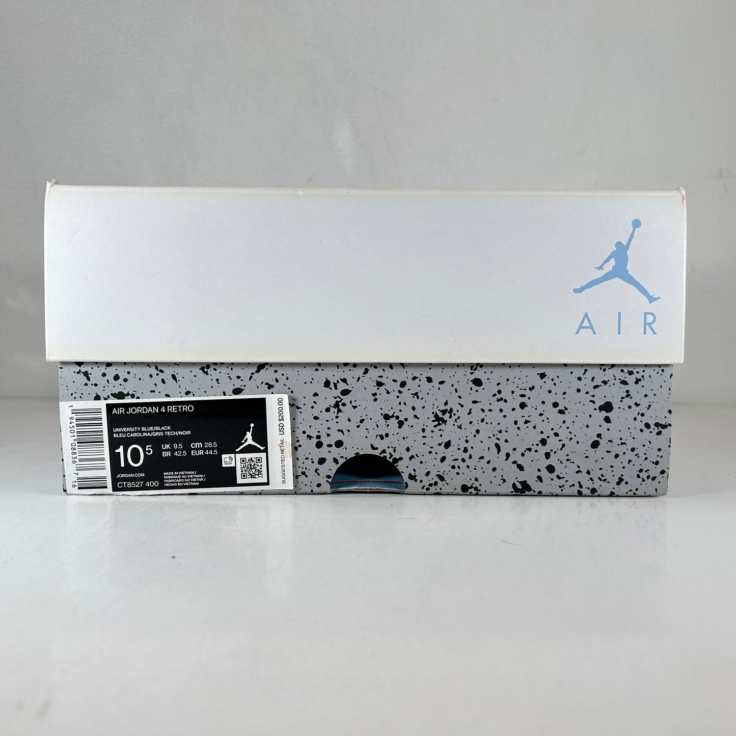 CT8527 400 Jordan 4 University Blue [USED] - 10.5 M (Used)