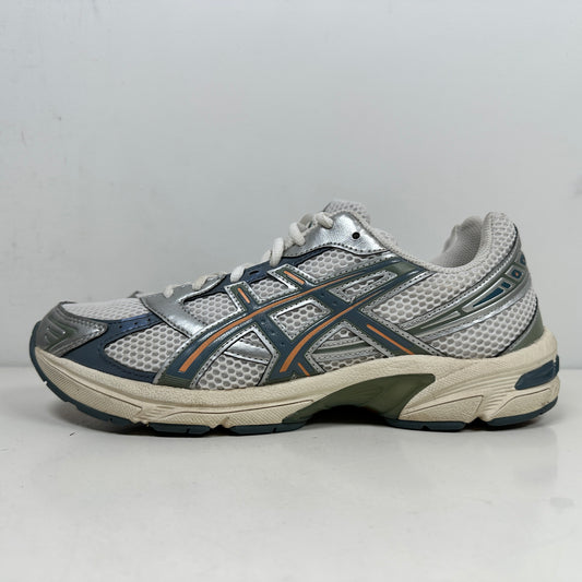 1201A256 110 ASICS Gel-1130 White Ironclad Blue [USED] - 10 M (Used) (No Box) (Missing Insoles)