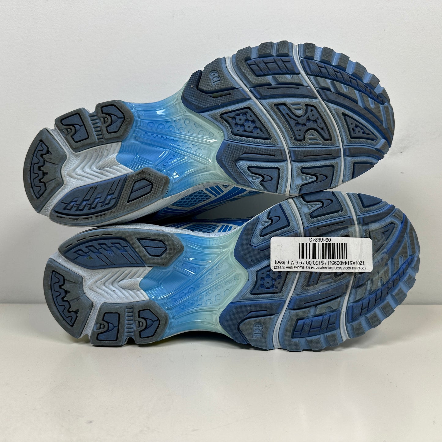 1201A514 400 ASICS Gel-Kayano 14 Ice Studios Blue [USED] - 9.5 M (Used)