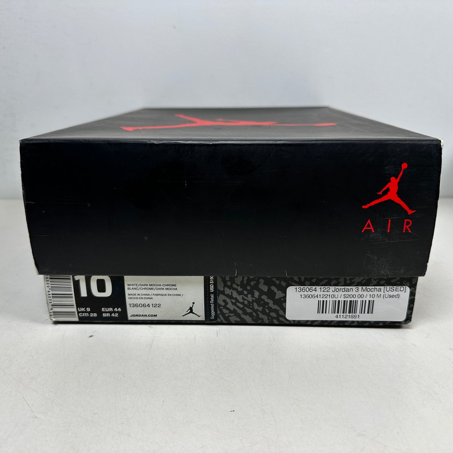 136064 122 Jordan 3 Mocha [USED] - 10 M (Used)