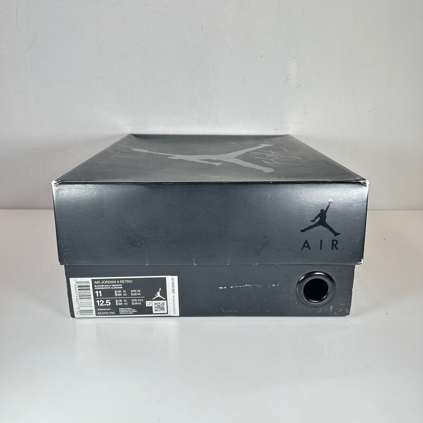 CU1110 010 Jordan 4 Black Cat 2020 [USED] - 11 M (Used)