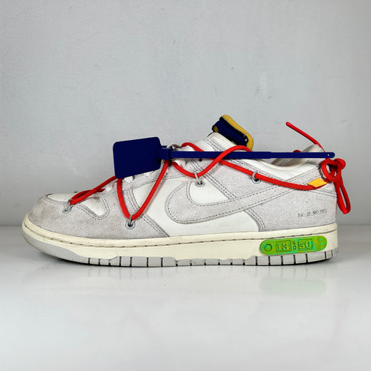 DJ0950 110 Nike Dunk Low Off-White Lot 13 - 11 M (Used)