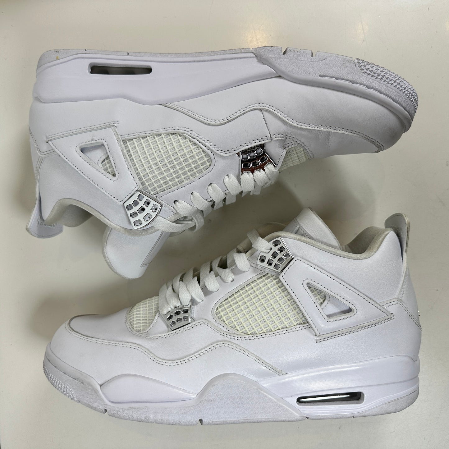 308497 100 Jordan 4 Retro Pure Money (2017) [USED] - 13 M (Used)