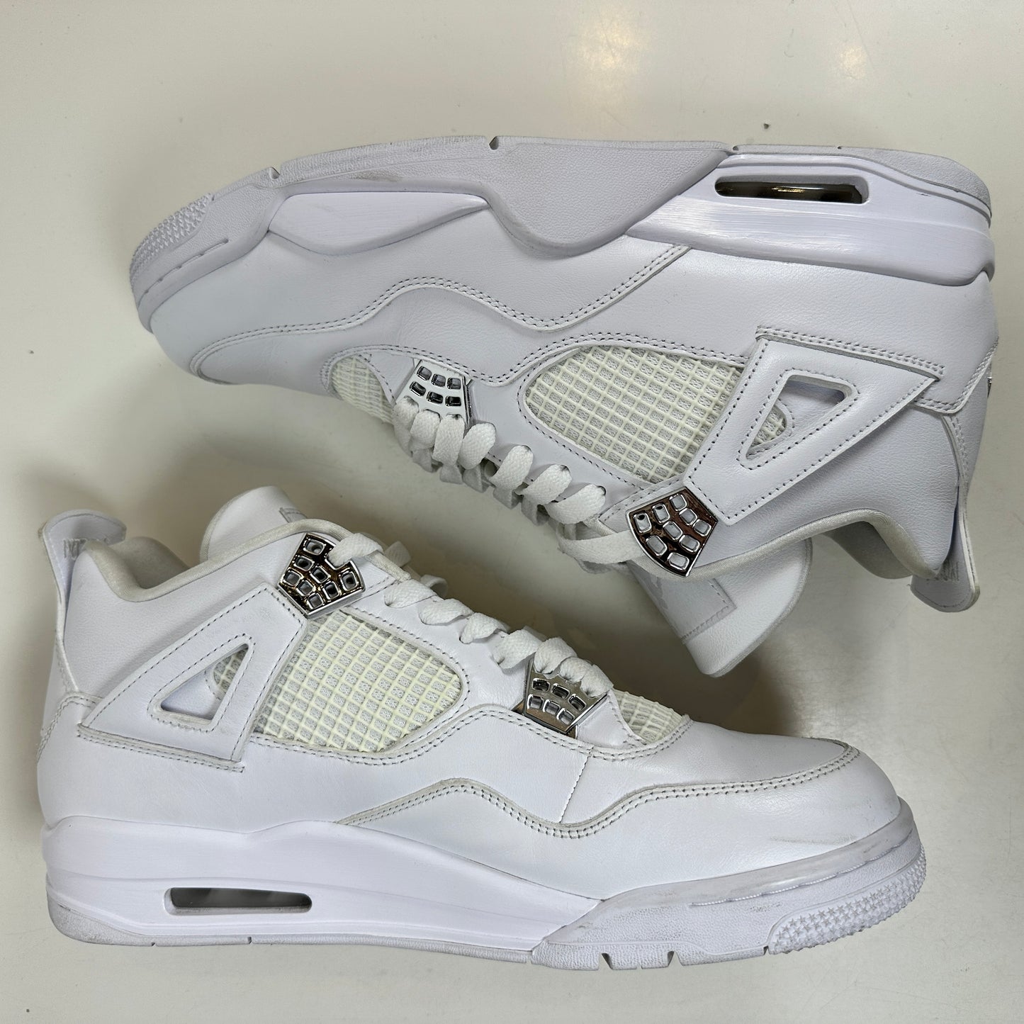 308497 100 Jordan 4 Retro Pure Money (2017) [USED] - 13 M (Used)