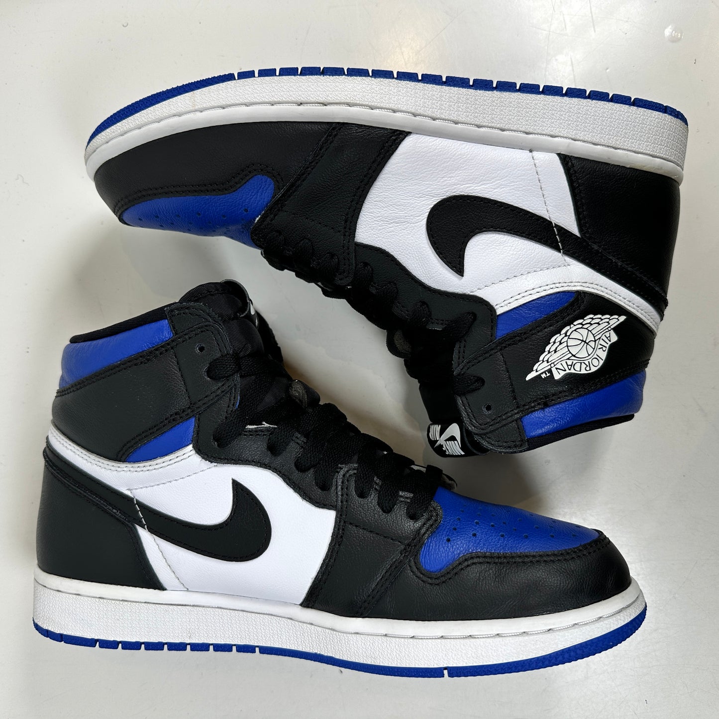 555088 041 Jordan 1 Royal Toe [USED] - 9 M (Used) (No Box)