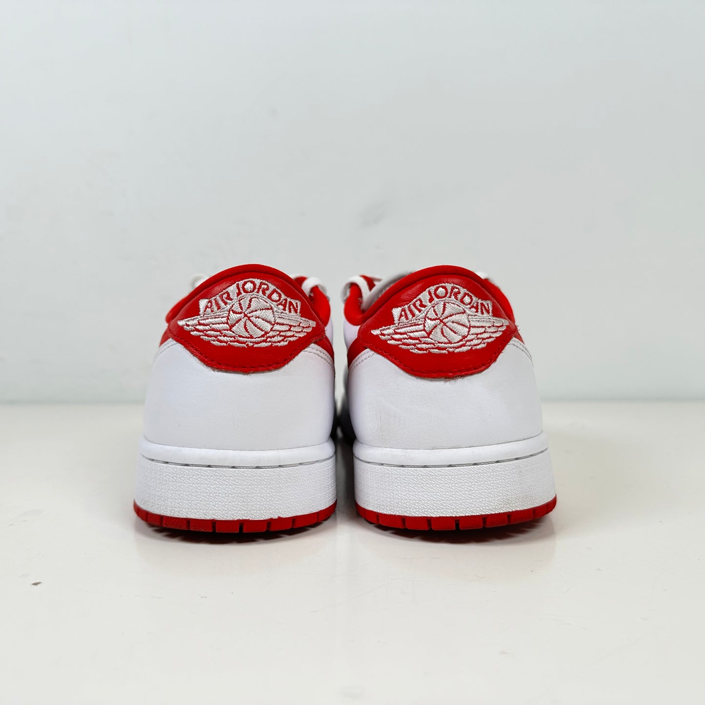 CZ0790 161 Jordan 1 Retro Low OG University Red [USED] - 9.5 M (Used) (No Box)