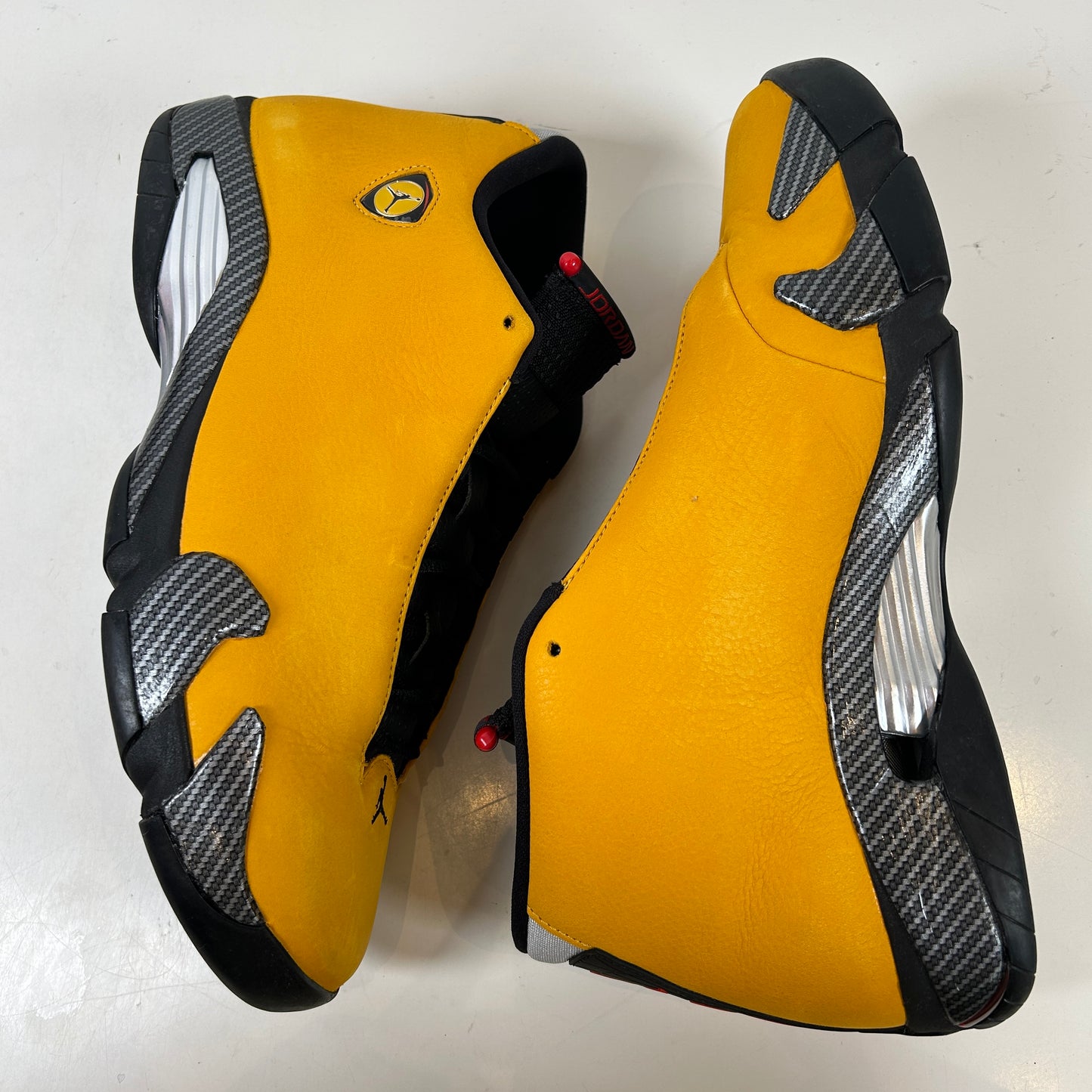 BQ3685 706 Jordan 14 Retro University Gold [USED] - 12 M (Used) (Replace Box)