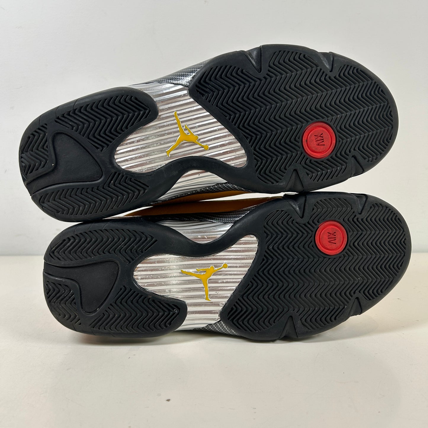 BQ3685 706 Jordan 14 Retro University Gold [USED] - 12 M (Used) (Replace Box)