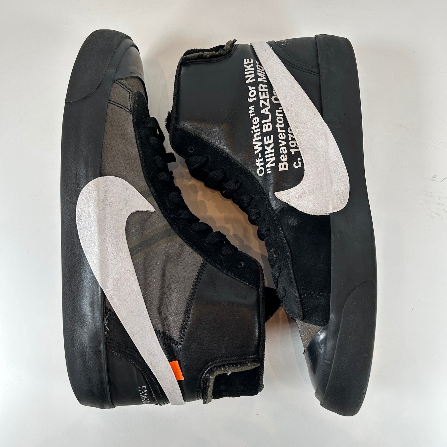 AA3832 001 Nike Blazer Off-White Black [USED] - 12 M (Used) (No Box) (Cut Tags)