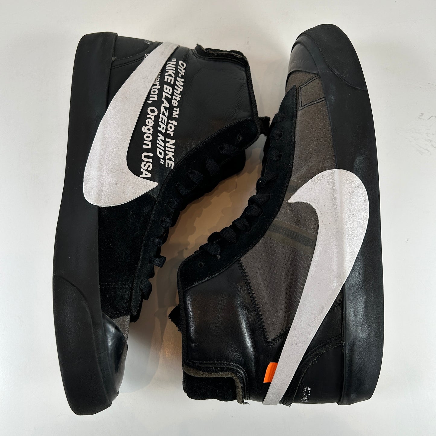 AA3832 001 Nike Blazer Off-White Black [USED] - 12 M (Used) (No Box) (Cut Tags)