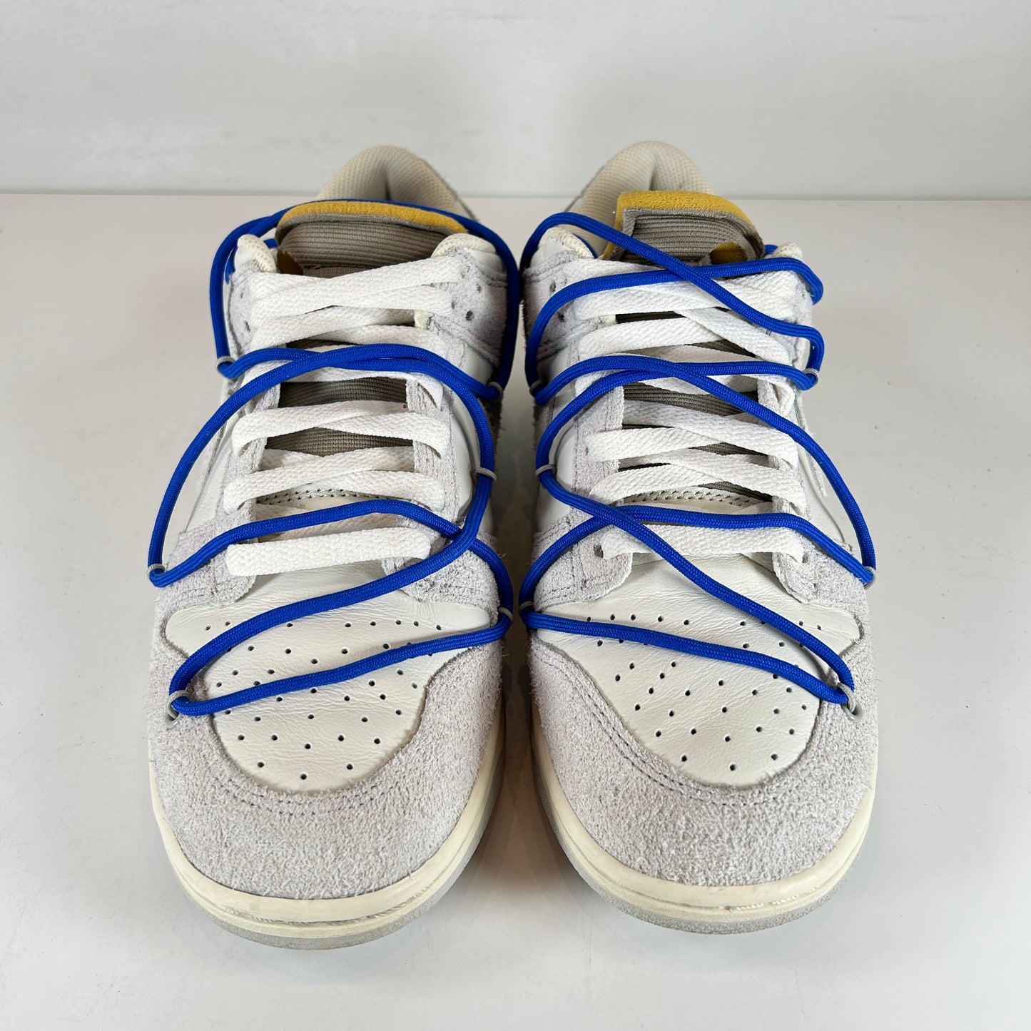 DJ0950 104 Nike Dunk Low Off-White Lot Lot 32 [USED] - 9.5 M (Used)