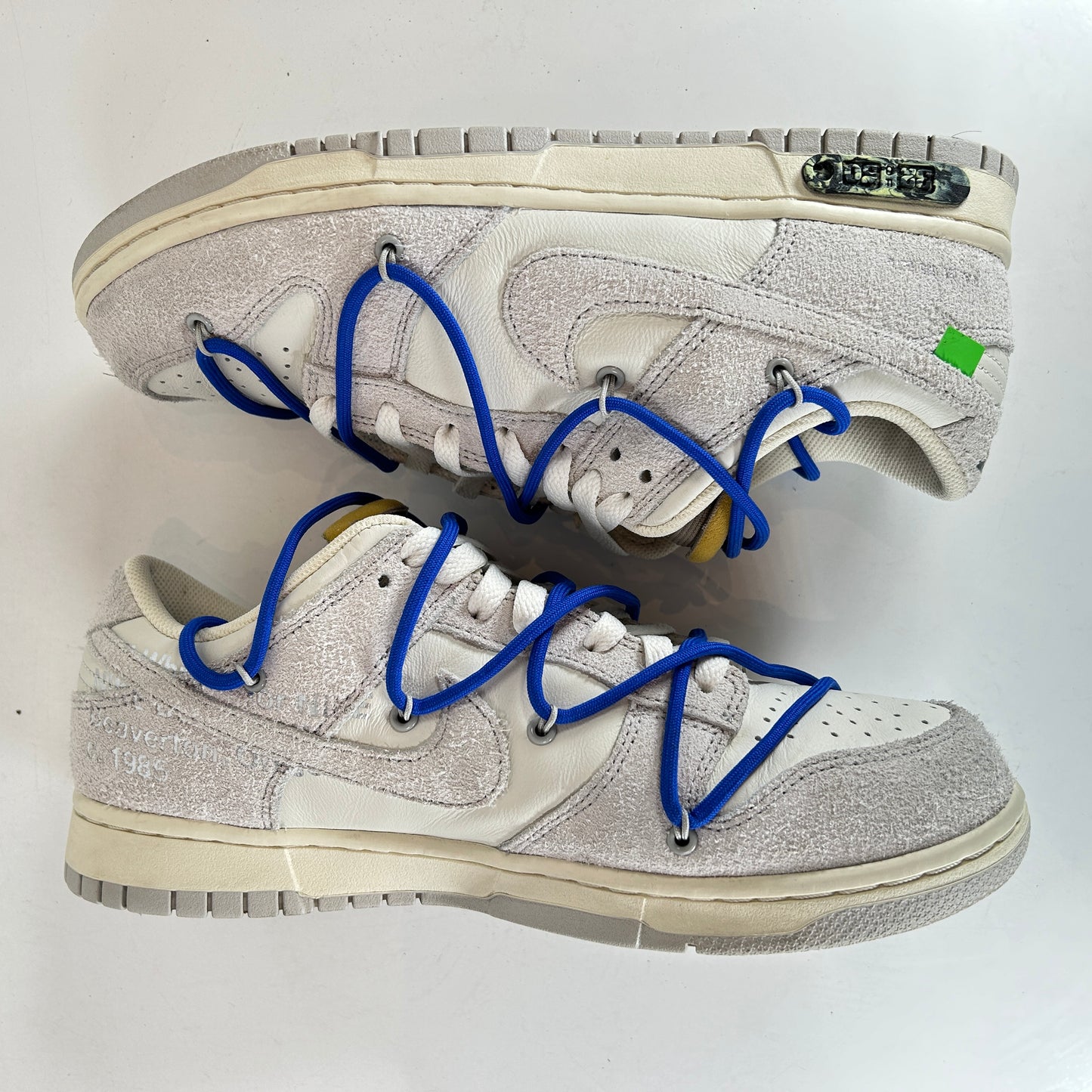 DJ0950 104 Nike Dunk Low Off-White Lot Lot 32 [USED] - 9.5 M (Used)