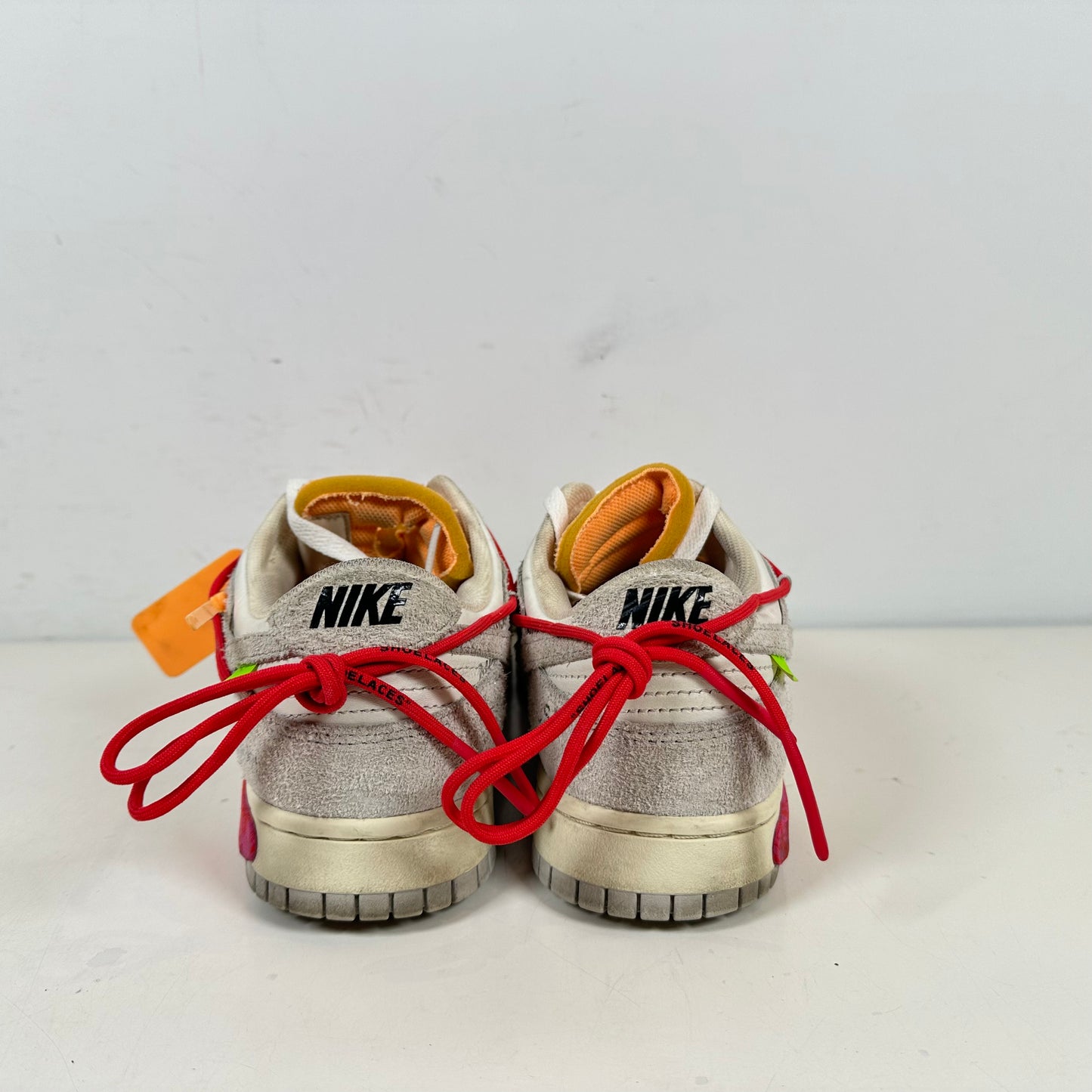 DJ0950 103 Nike Dunk Low Off-White Lot 40 [USED] - 10.5 M (Used)