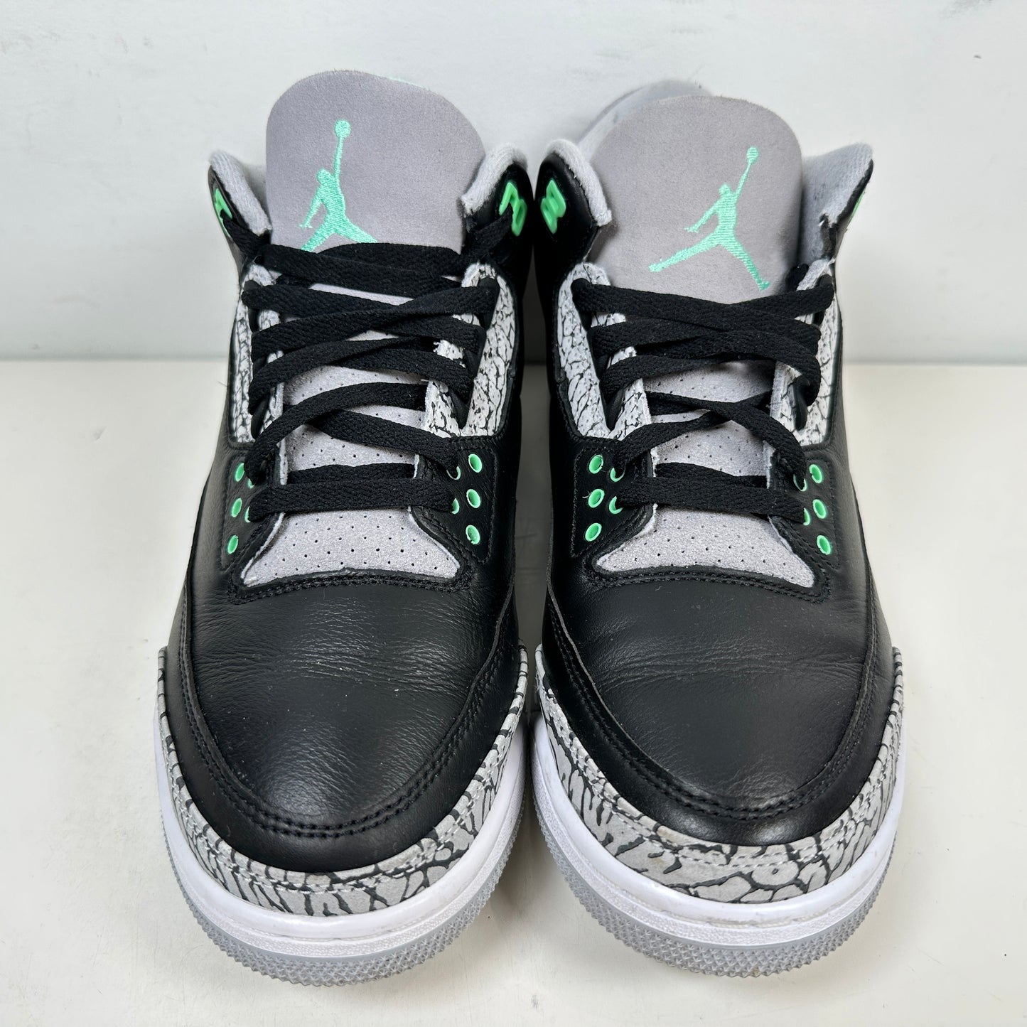 CT8532 031 Jordan 3 Retro Green Glow [USED] - 10 M (Used)