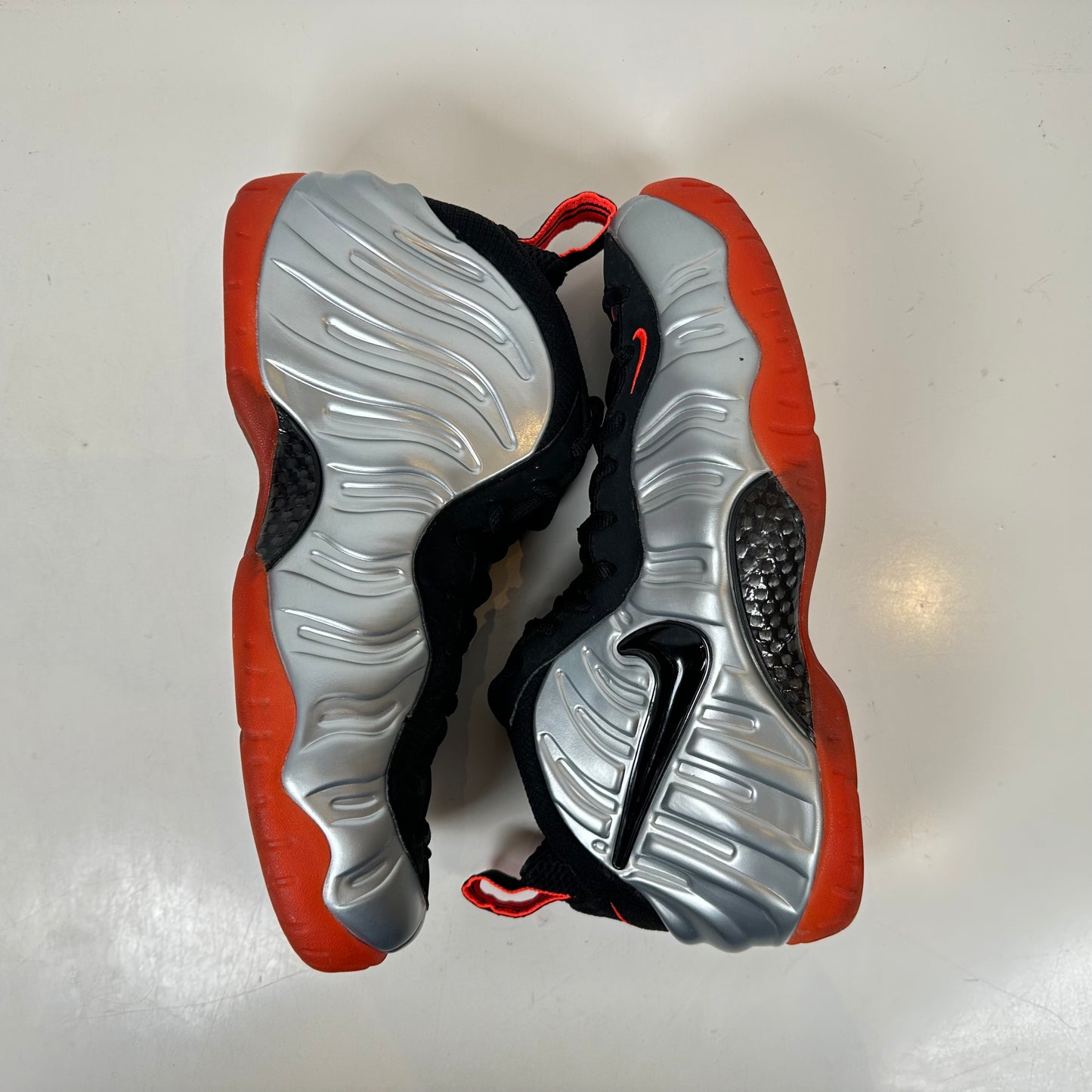 624041 016 Nike Air Foamposite Pro Bright Crimson [USED] - 11 M (Used) (No Box)