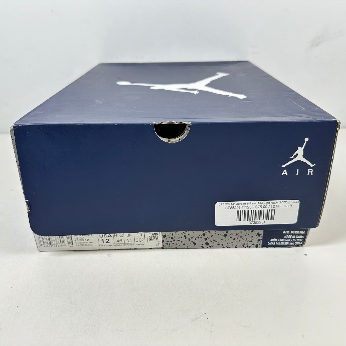 CT8529 141 Jordan 6 Retro Midnight Navy (2022) [USED] - 12 M (Used)