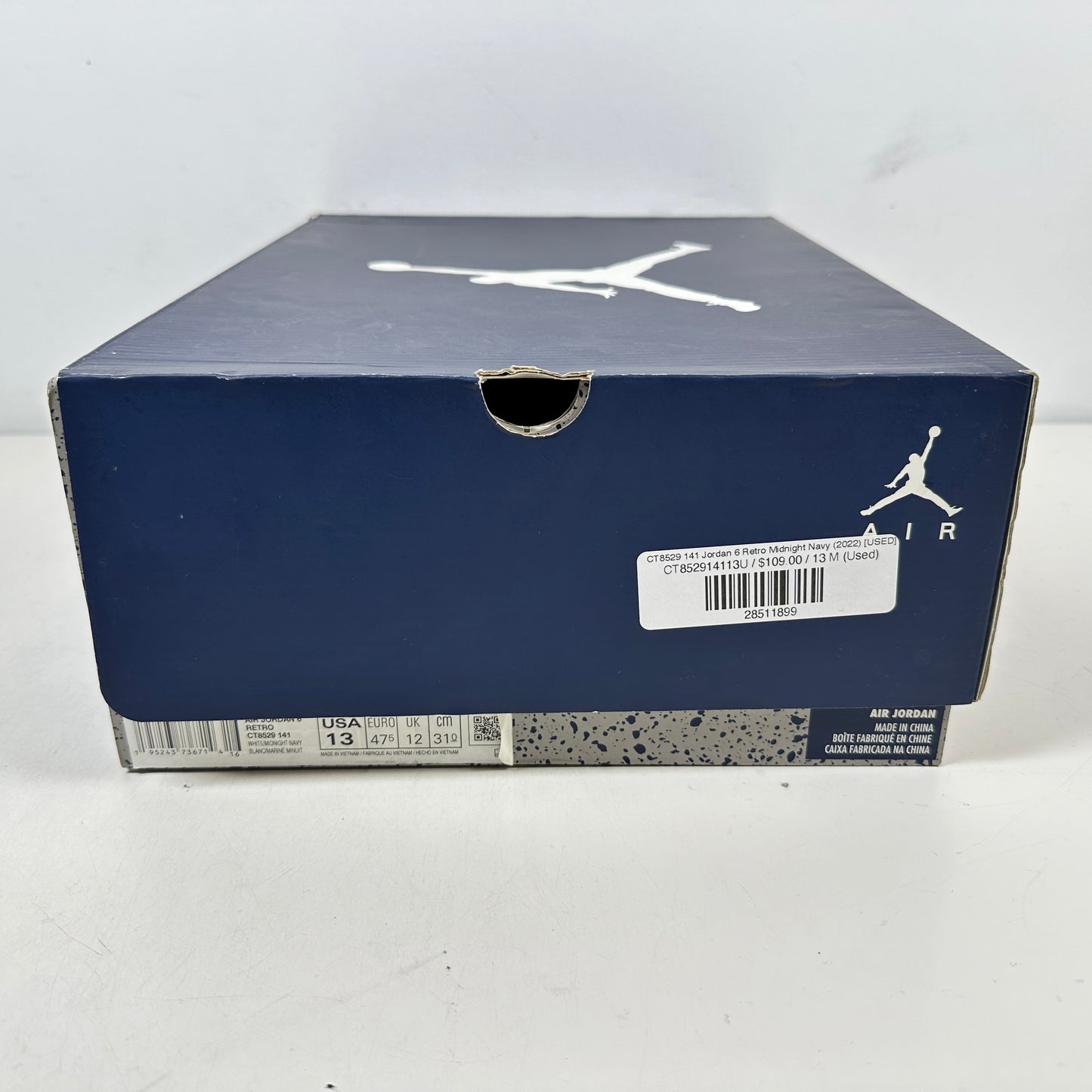 CT8529 141 Jordan 6 Retro Midnight Armada (2022)