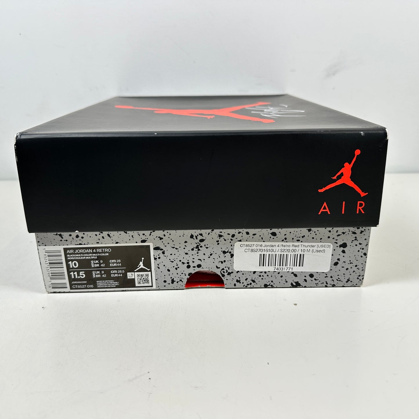 CT8527 016 Jordan 4 Retro Rojo Trueno