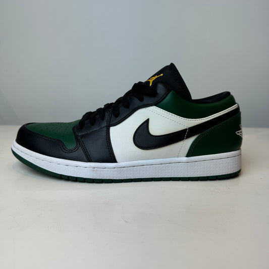 553558 371 Jordan 1 Low Green Toe [USED] - 10.5 M (Used) (No Box)