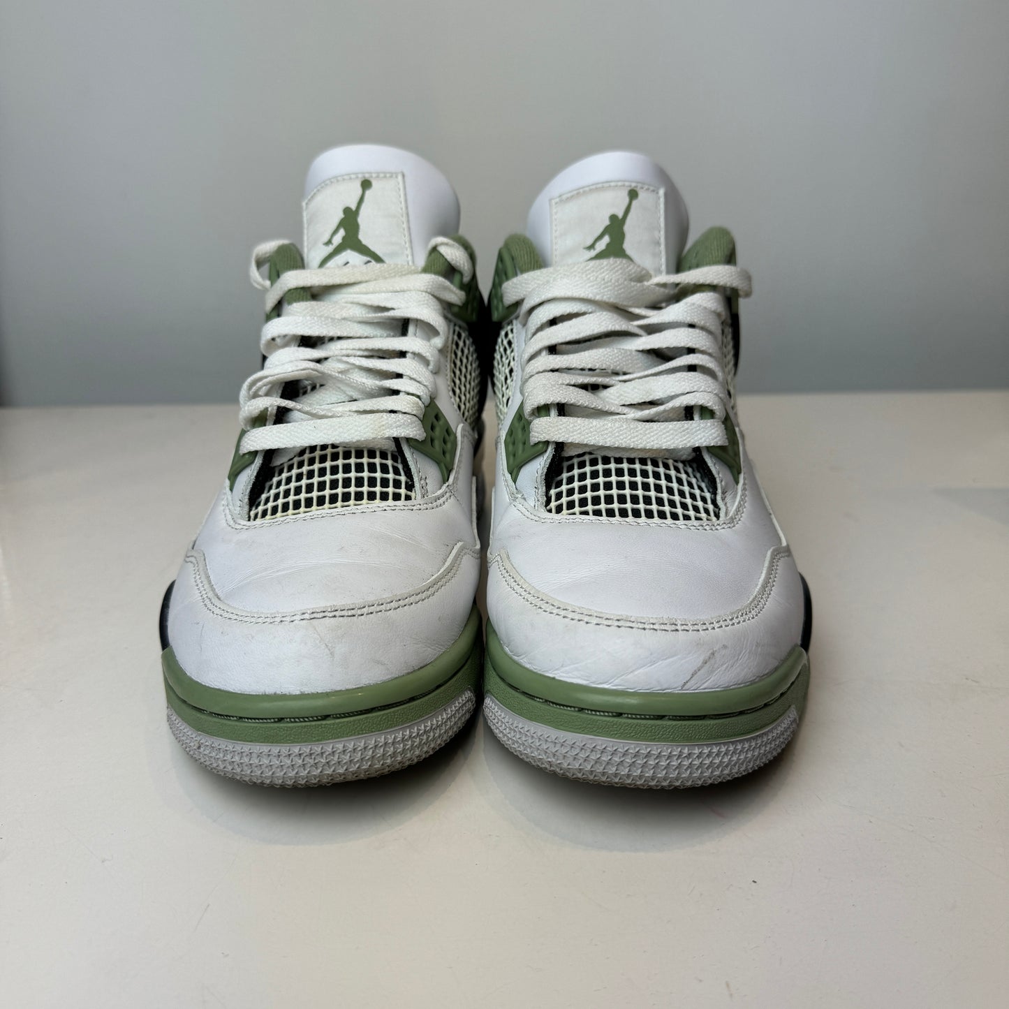 AQ9129 103 Jordan 4 Retro Espuma de mar (W)