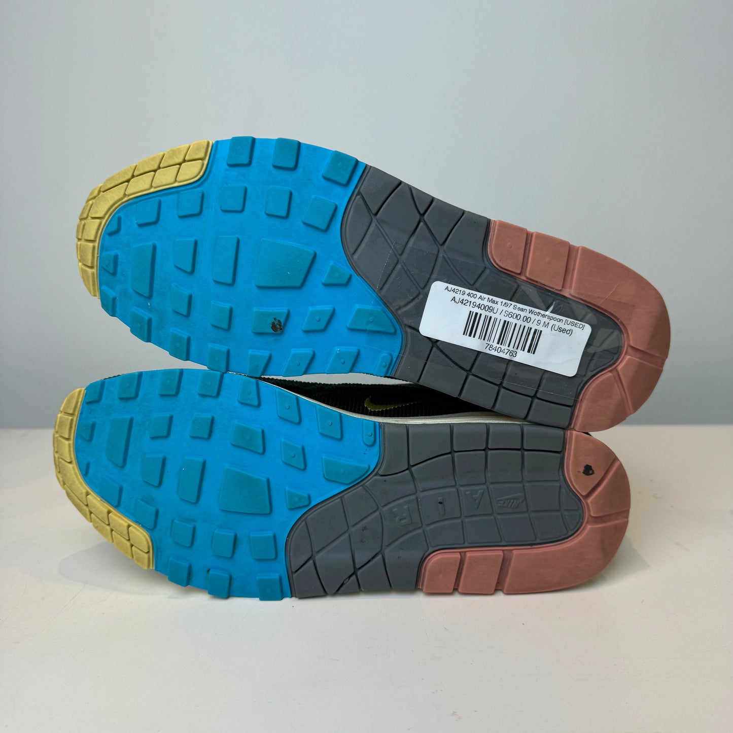 AJ4219 400 Air Max 1/97 Sean Wotherspoon [USED] - 9 M (Used)