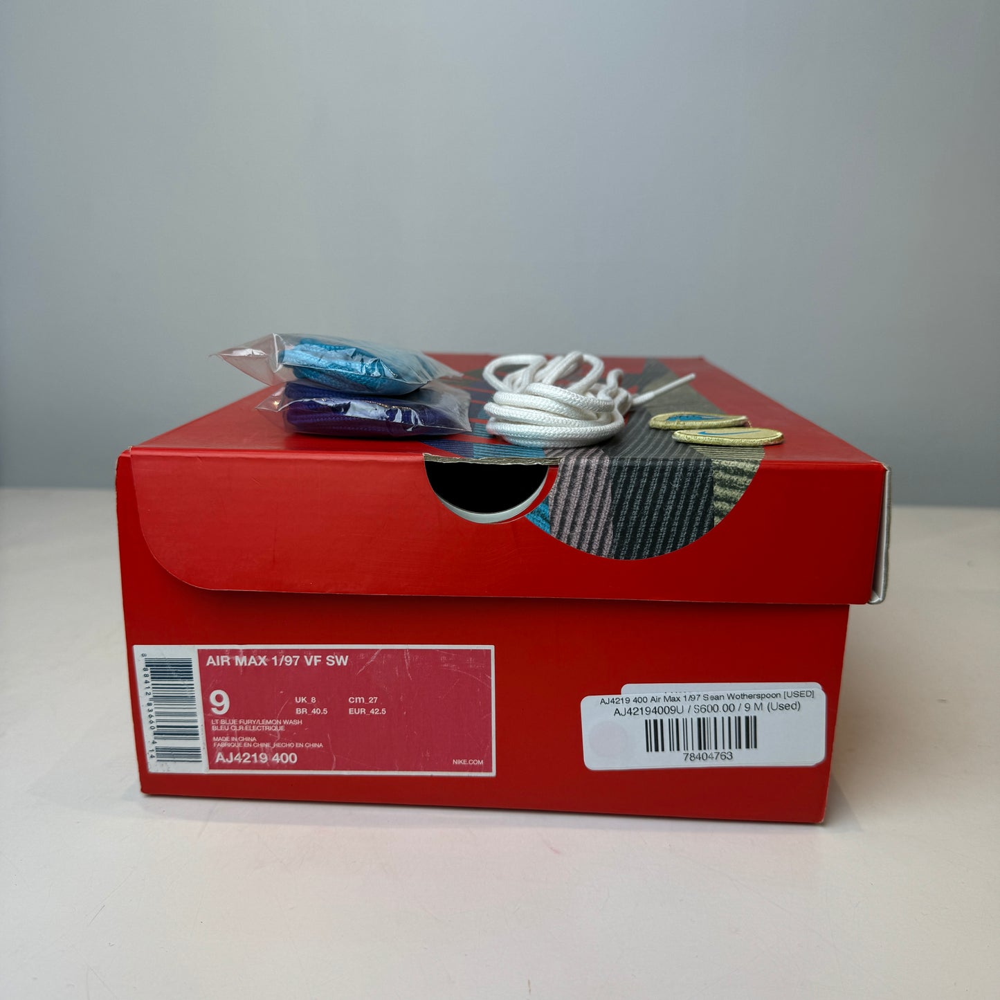 AJ4219 400 Air Max 1/97 Sean Wotherspoon [USED] - 9 M (Used)