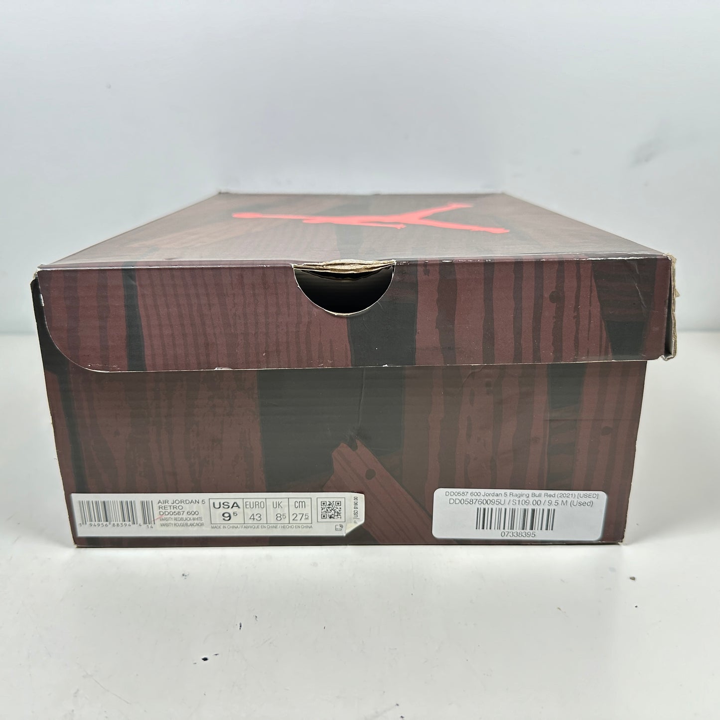 DD0587 600 Jordan 5 Raging Bull Red (2021) [USED] - 9.5 M (Used)