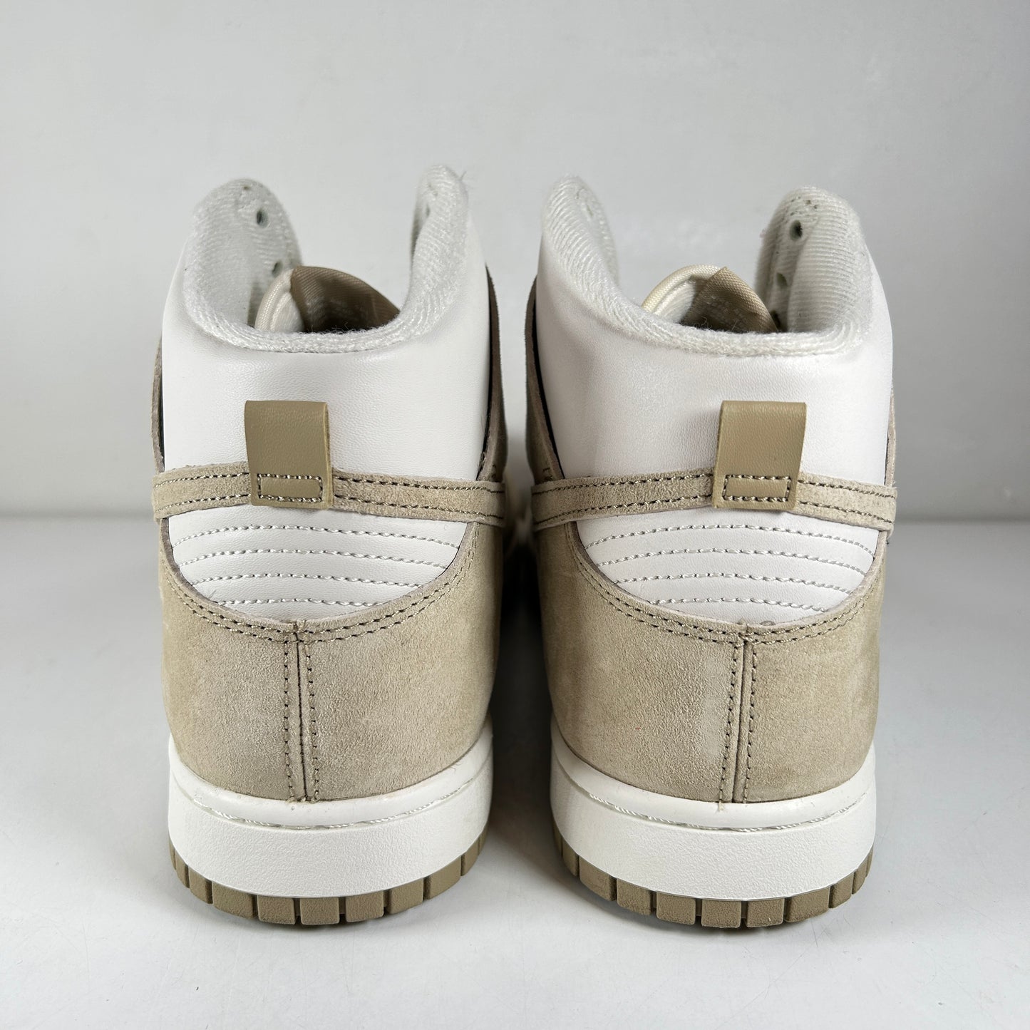 DQ7679 001 Nike Dunk High Tan Suede White [USED] - 11 M (Used)