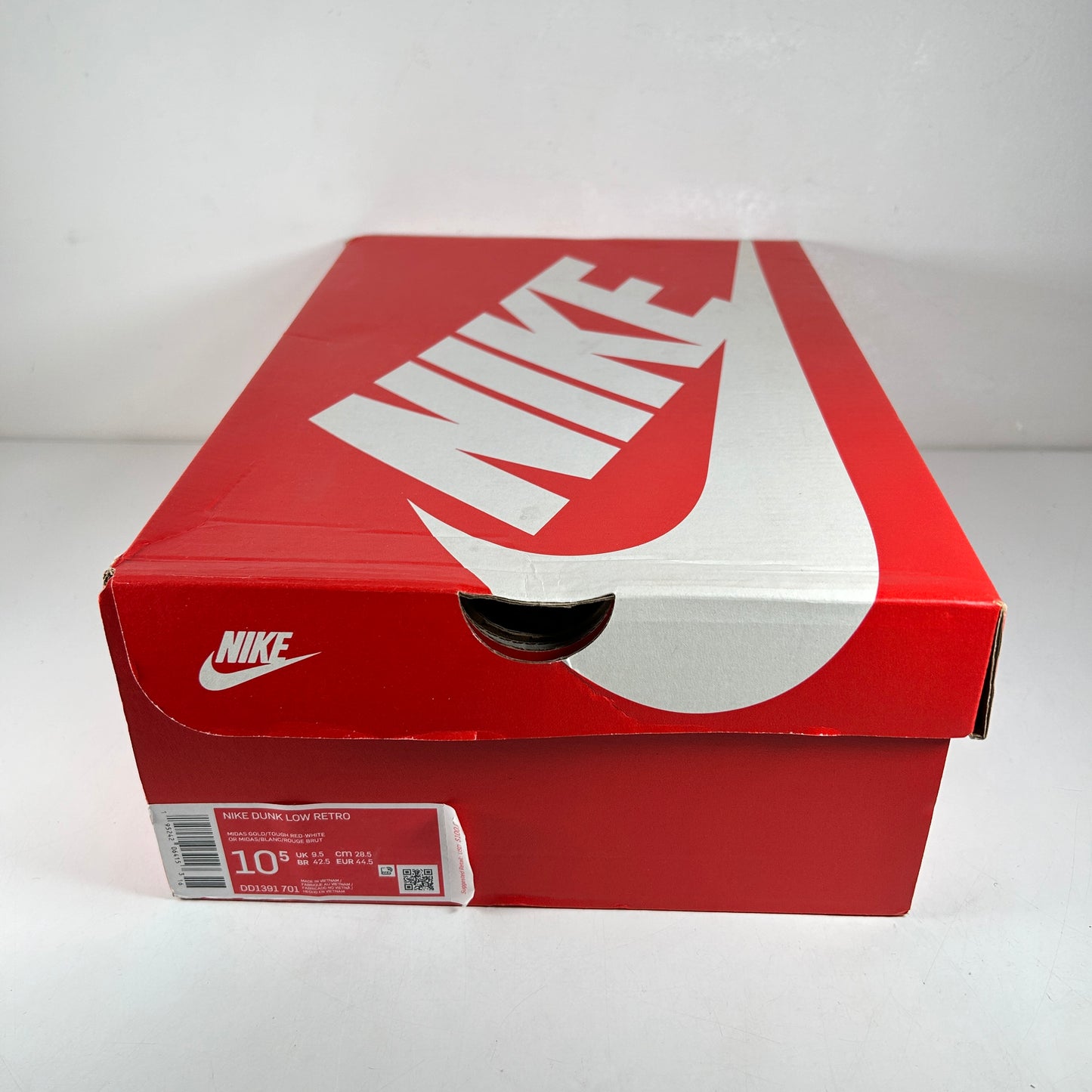 DD1391 701 Nike Dunk Low Midas Gold [USED] - 10.5 M (Used)