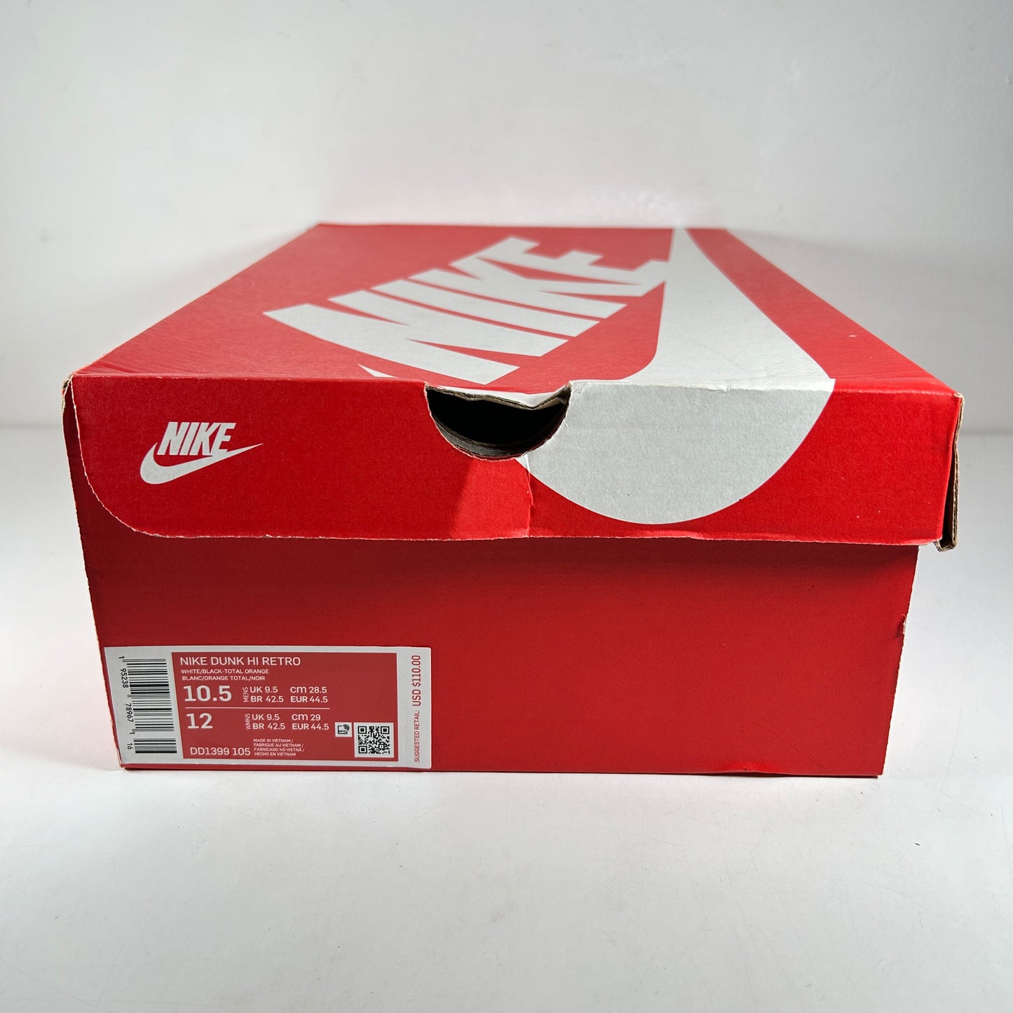 DD1399 105 Nike Dunk High Panda Black White (2021) [USED] - 10.5 M (Used)