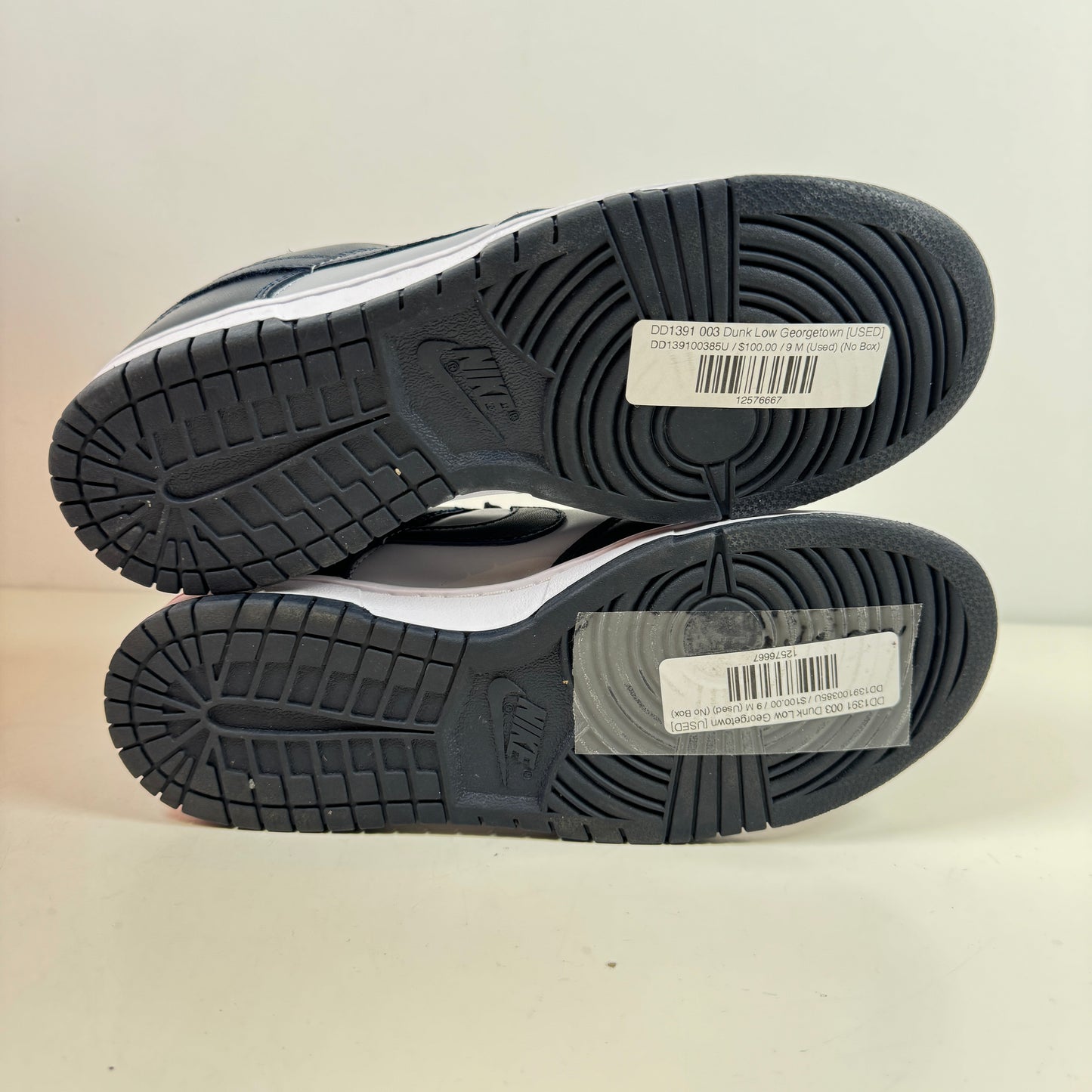 DD1391 003 Dunk Low Georgetown [USED] - 9 M (Used) (No Box)