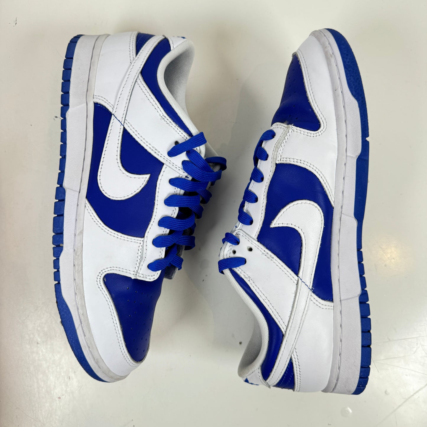 DD1391 401 Nike Dunk Low Racer Blue White [USED] - 9.5 M (Used)