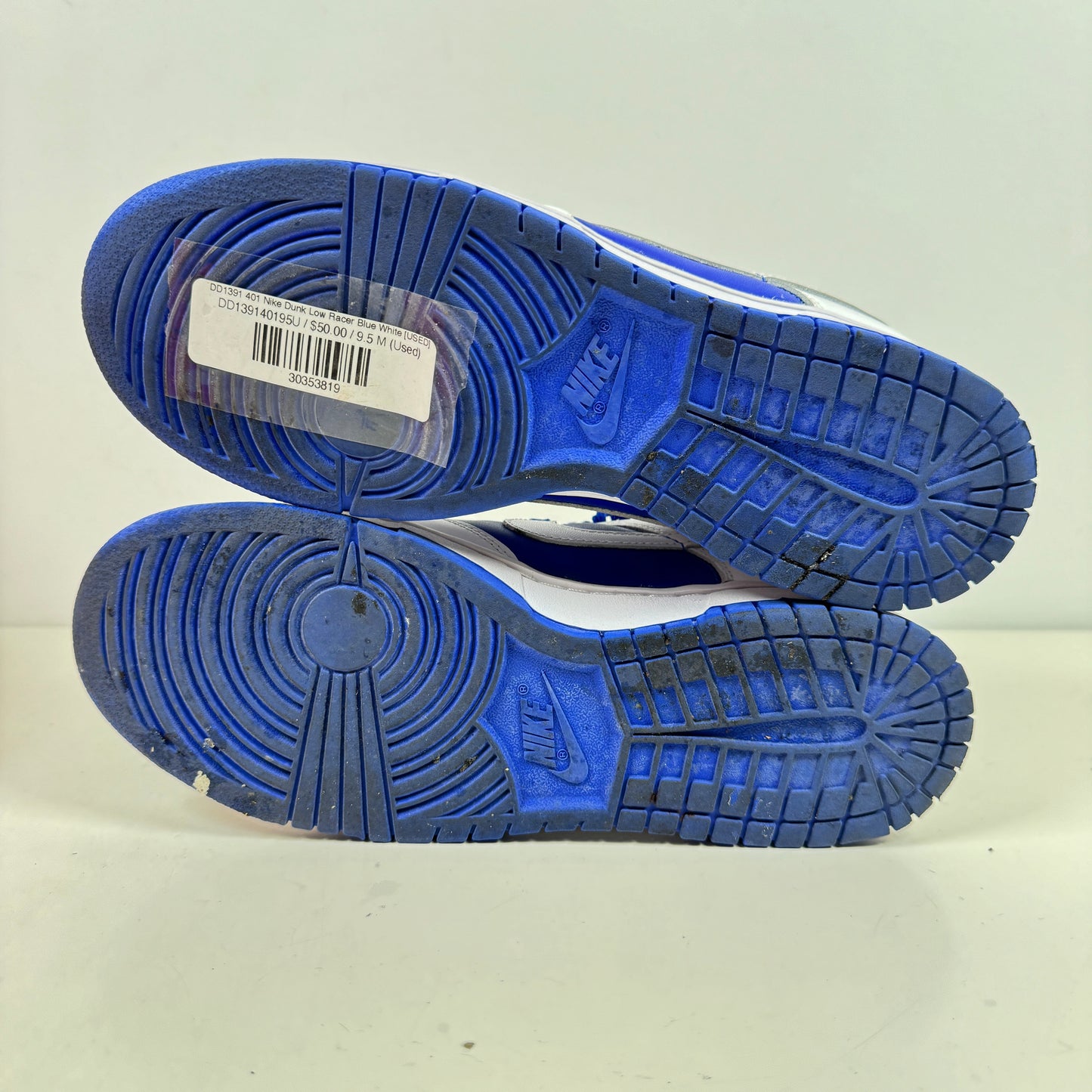 DD1391 401 Nike Dunk Low Racer Blue White [USED] - 9.5 M (Used)